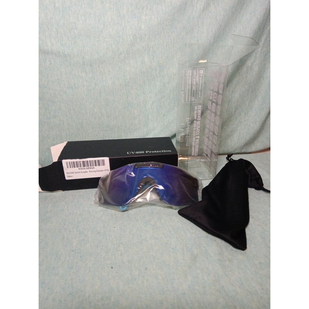 Ricone UV4000 outdoor cycling glasses, new